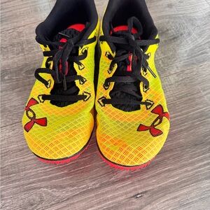 Under Armour UA Kick Distance 4 Track Spikes Mens Size 7.5 Women’s Size 9